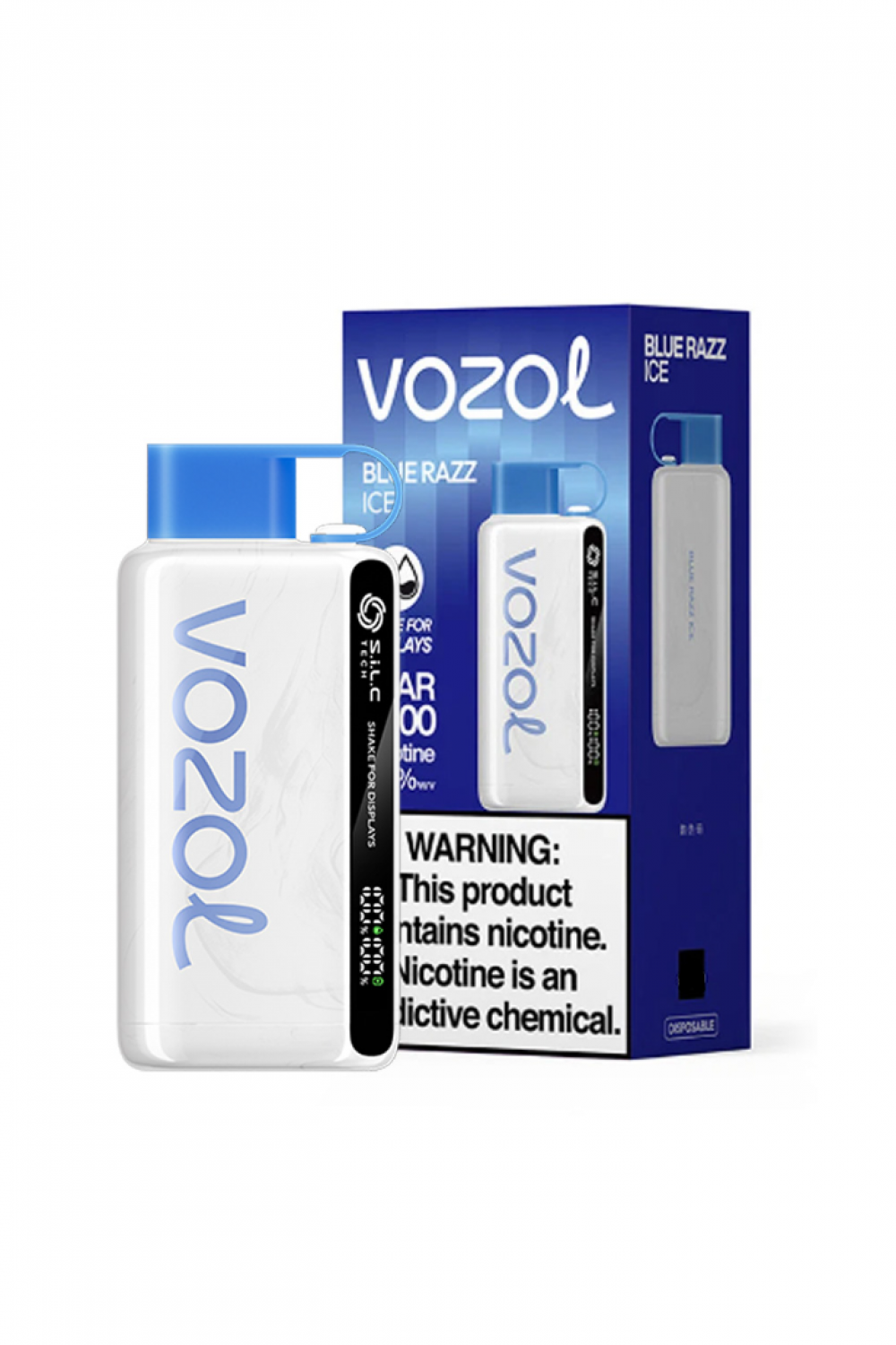 VOZOL 12000 PUFF BLUERAZZ ICE/ 12K